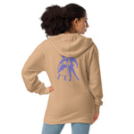 Sudadera polar con capucha y cremallera unisex"baile"