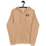 Sudadera polar con capucha y cremallera unisex"baile"