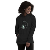 Sudadera ligera unisex"gato en la luna"