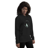 Sudadera ligera unisex"gato en la luna"