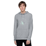 Sudadera ligera unisex"gato en la luna"