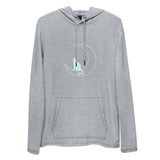 Sudadera ligera unisex"gato en la luna"