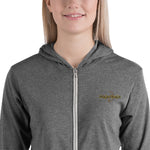 Sudadera con cremallera unisex"majesmajo"