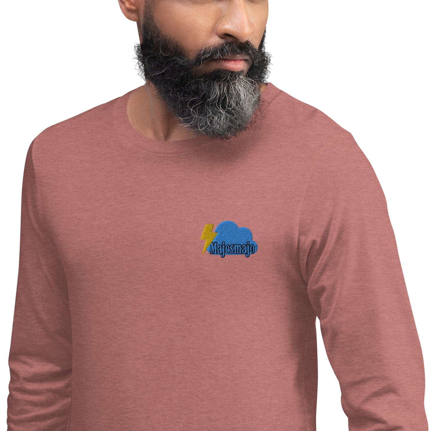 Camiseta manga larga unisex"logo mjm"