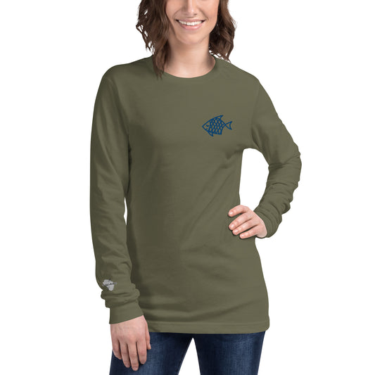 Camiseta manga larga unisex"majesmajo fish"