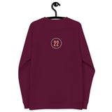 Sudadera orgánica raglán unisex"22"