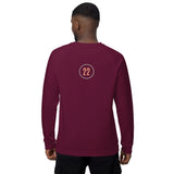 Sudadera orgánica raglán unisex"22"