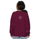 Sudadera orgánica raglán unisex"22"