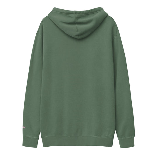 Sudadera con capucha teñida unisex"Bandera Canada"