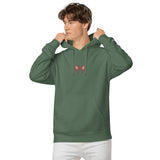 Sudadera con capucha teñida unisex"Bandera Canada"