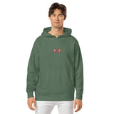 Sudadera con capucha teñida unisex"Bandera Canada"