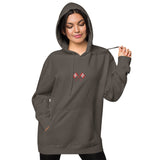 Sudadera con capucha teñida unisex"Bandera Canada"