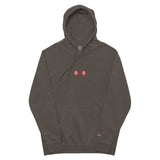 Sudadera con capucha teñida unisex"Bandera Canada"