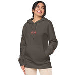 Sudadera con capucha teñida unisex"Bandera Canada"