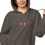 Sudadera con capucha teñida unisex"Bandera Canada"