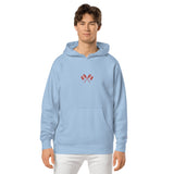 Sudadera con capucha teñida unisex"Bandera Canada"