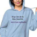 Sudadera con capucha teñida unisex"imaginacion"