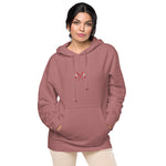 Sudadera con capucha teñida unisex"Bandera Canada"