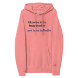 Sudadera con capucha teñida unisex"imaginacion"