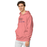 Sudadera con capucha teñida unisex"imaginacion"