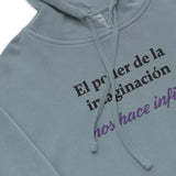 Sudadera con capucha teñida unisex"imaginacion"