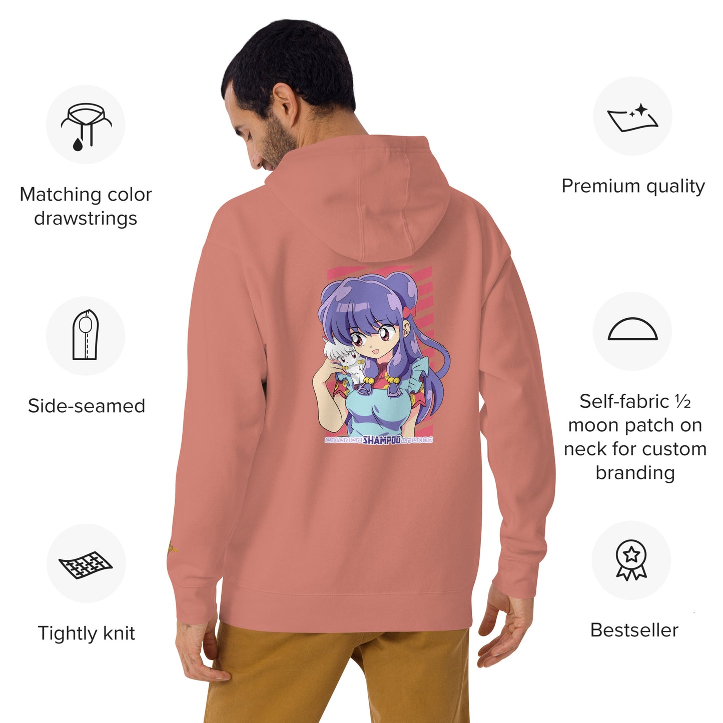 Sudadera con capucha unisex"anime"