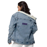 "MJM" Unisex Lammfell-Jeansjacke