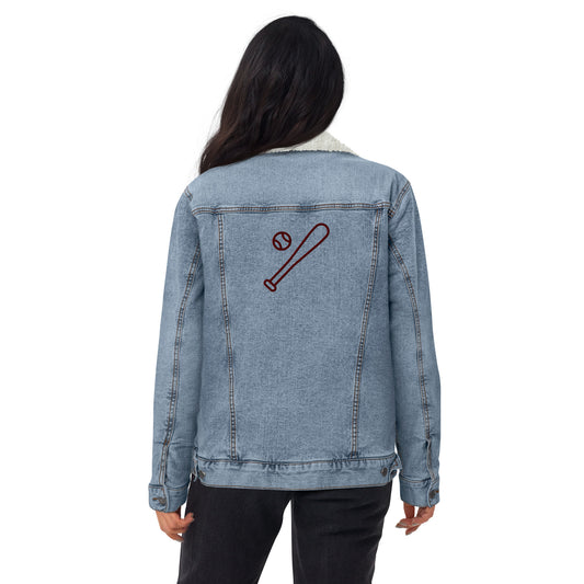 Chaqueta vaquera borreguillo unisex"baseball"