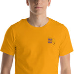 Kurzärmliges Unisex-T-Shirt mit Majesmajo-Logo