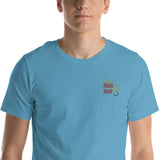 Kurzärmliges Unisex-T-Shirt mit Majesmajo-Logo