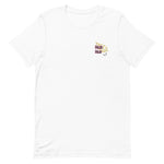 Kurzärmliges Unisex-T-Shirt mit Majesmajo-Logo