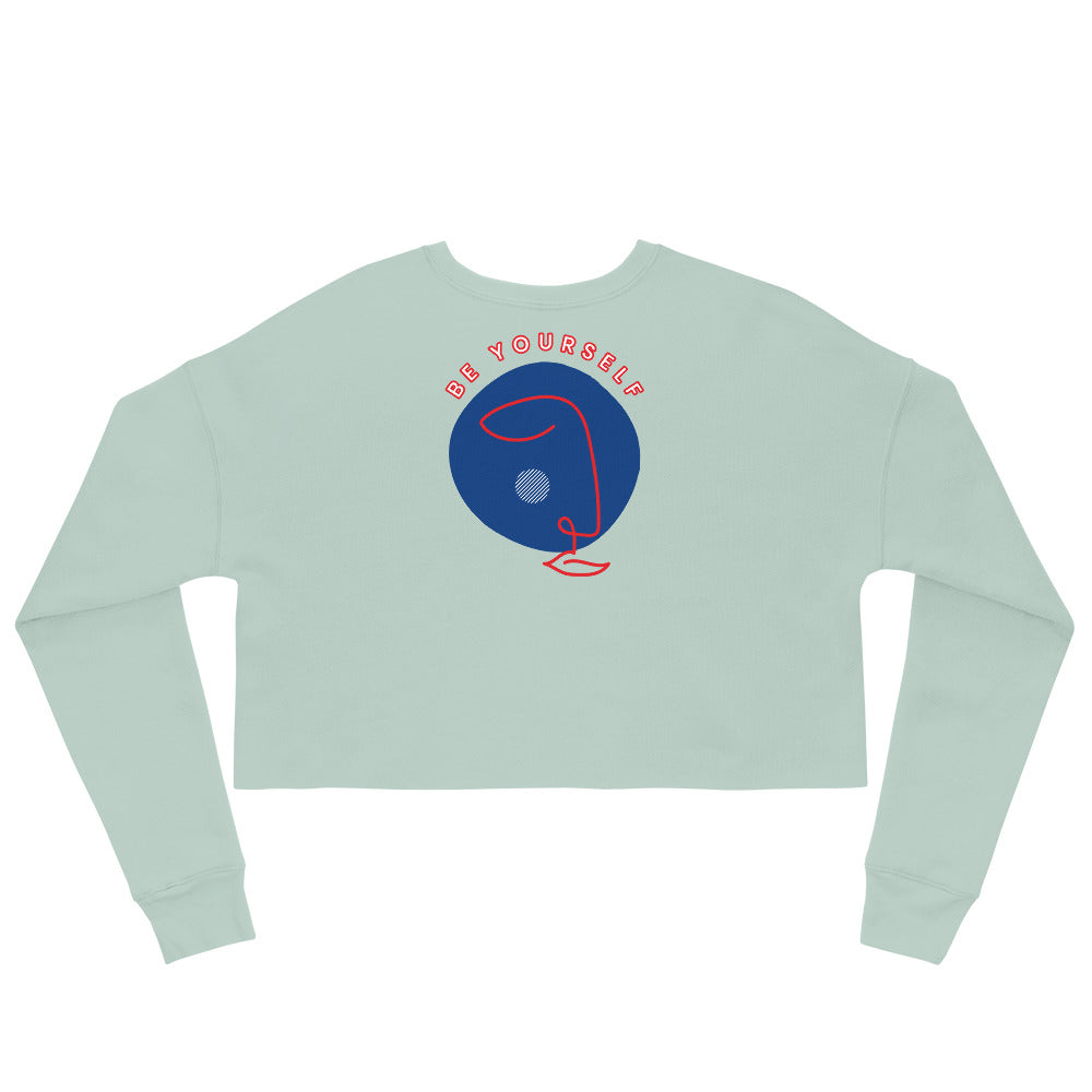 Sudadera corta"be yourself"