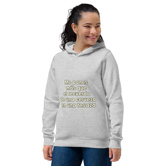 Sudadera con capucha ajustada ecológica"piropo1"