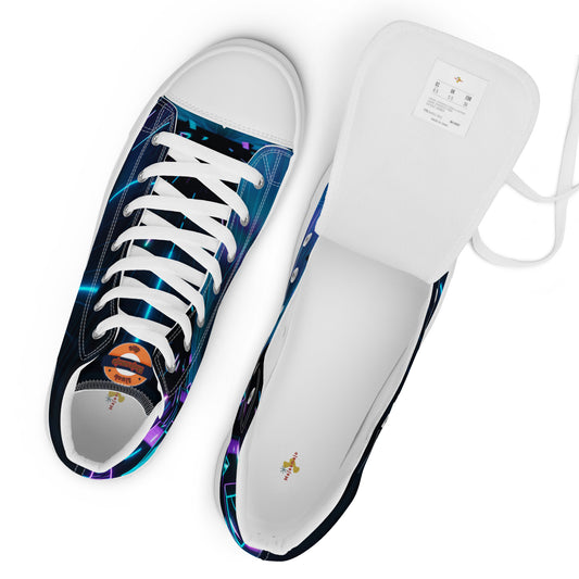 Zapatillas de lona de caña alta para mujer"Kashihara"