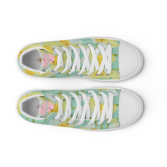 Zapatillas de lona de caña alta para mujer"Pelot"