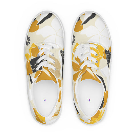 Zapatillas de lona con cordones para mujer"Florales 8"