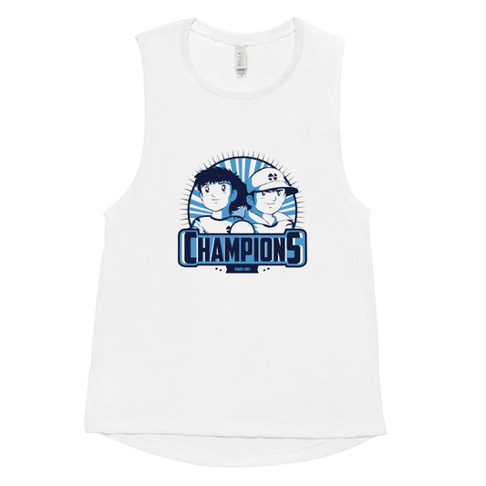 Camiseta sin mangas para mujer"champions"