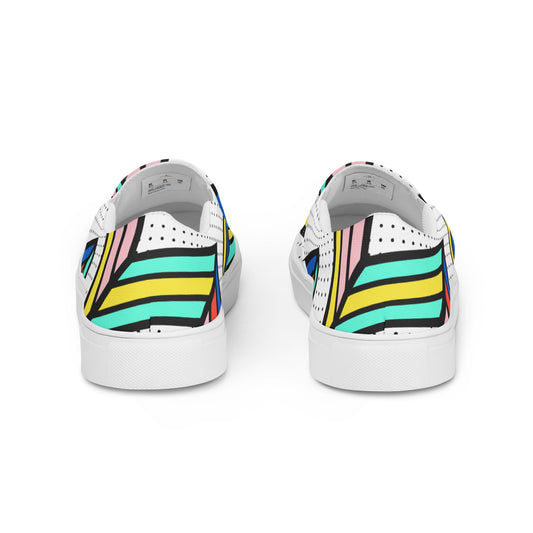 Zapatillas de lona sin cordones para mujer"Ōmuta"