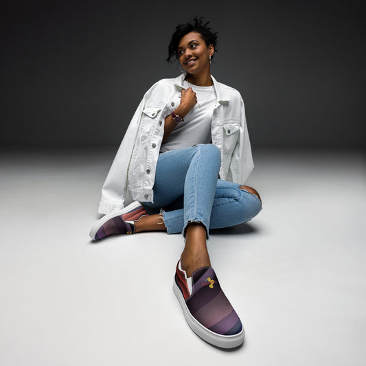 Zapatillas de lona sin cordones para mujer"Cúcut"